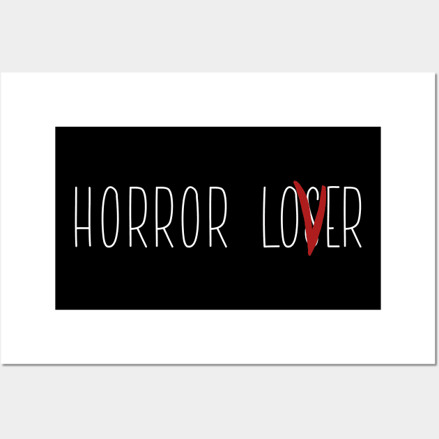 horror lover Wall Art by fabsgivens 